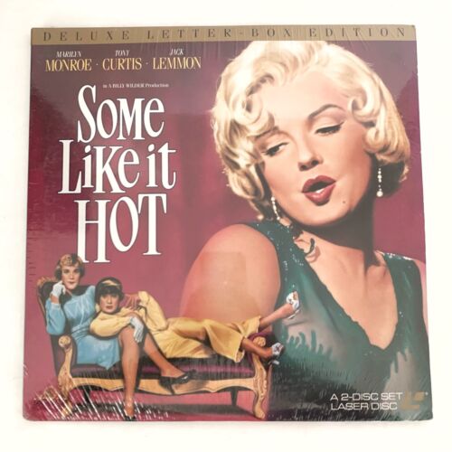 Marilyn Monroe In Some Like It Hot Deluxe Letter-Box Ed. Laser Disc New Sealed - Picture 1 of 3