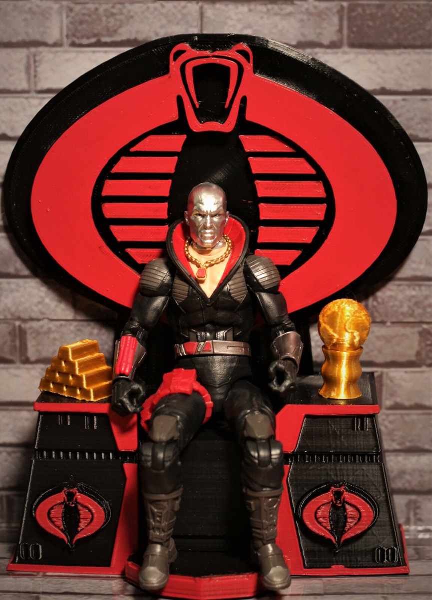 COBRA COMMANDER// GI Joe // O-Ring Action Figure· STL File For 3D Printing·Cults - Foto 10