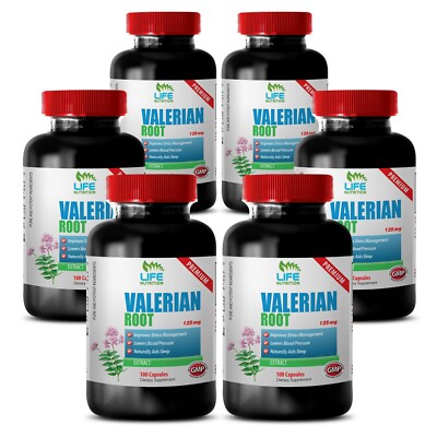 Valerian Root Supplements - Valerian Root Extract 4:1 125mg - Sleep Longer 6B