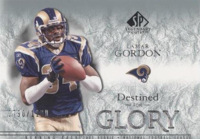2002 SP Legendary Cuts Lamar Gordon #183 - 1 of 2