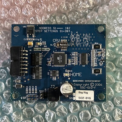Untested factory  Benchmark Big Rig? SSC   010 Arcade Game Pcb board Of41-25