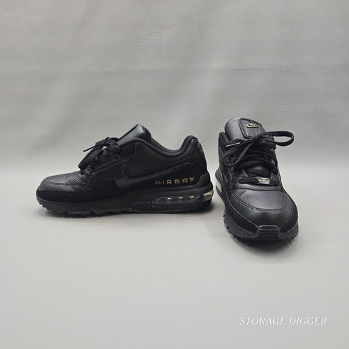 2023 Nike Air Max LTD 3 Men's Black Sneakers Size 8 Gold Logo 687977-020 - Picture 3 of 13