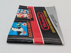Nintendo NES Super Mario Bros Duck Hunt Instruction Manual Only Original OEM