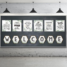 13 Pcs Eucalyptus Bulletin Board Posters Clas...