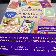 Hallmark Card Studio Software Create Custom Cards Calendars Scrapbooks More