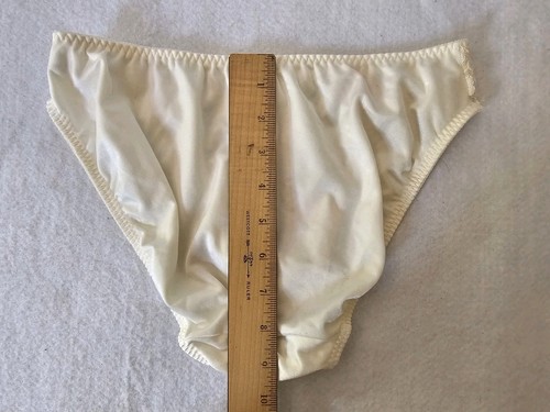 Vintage Vanity Fair Höschen Second Skin Satin hoch geschnitten Panty Größe Large - Bild 4 von 7