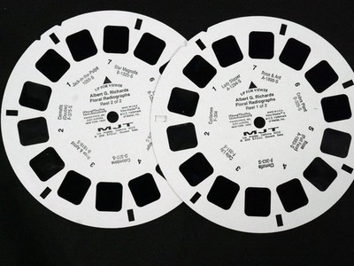 View-Master ALBERT G. RICHARDS 3D Floral Radiographs 2x REELS