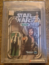 1978 Star Wars Han Solo Small Head AFA GRADED 80 80 85 80 12-Back-A Flat Stand