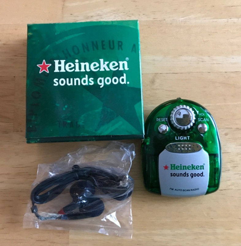 Heineken FM Scanner Radio with Torch - Promotion