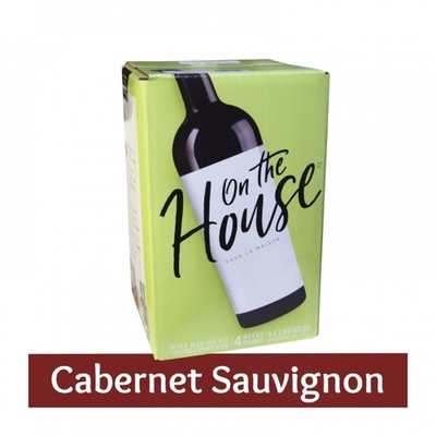 On The House Home Wein Zutaten Set - Cabernet Sauvignon - 30 Flaschen