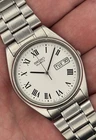 1992 Vintage Seiko Men’s Roman Day/Date Watch w/Original Bracelet - 7N43 Quartz