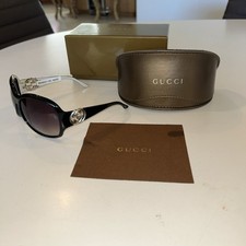 Gucci Italy Blk Wh Sunglasses GG 3139S T54N3 62 14 120 NIB