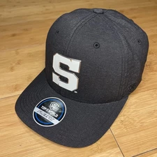 TOTW Penn State Nittany Lions Black Silver FlexFit OSFM Stretch Flex Fitted Hat
