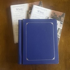 Creative Memories Blue 8.5 x 11 Tribute Album NLA 30 Sheets 60 Pages New