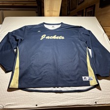Russell Brand Georgia Tech Yellow Jackets College Vintage Lined Pullover XL
