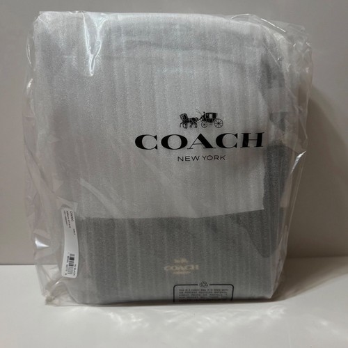 Coach Schultertasche mit Reißverschluss oben aus charakteristischem Canvas schwarz CW390 NEU - Bild 4 von 6