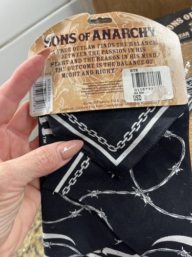 Sons of Anarchy - Parche ~ Manga de tatuaje - Pañuelo ~ Lote de pulsera conjunto de regalo - Imagen 3 de 5