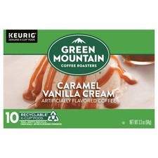 Green Mountain Coffee Roasters Caramel Vanilla Cream 10 Count Pack of 1