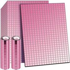 Self-Adhesive Mirrors Mosaic Tiles, 7200 Pieces Pink, 5 x 5 mm , Peel and St...