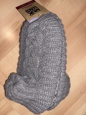 The Original Muk Luks Women  s Bootie Slipper Non Slip Grey NWT L / XL 8 - 10