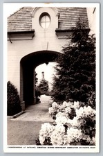 Rhododendrons at Christian Science Benevolent Assoc, Pacific Coast RPPC Postcard