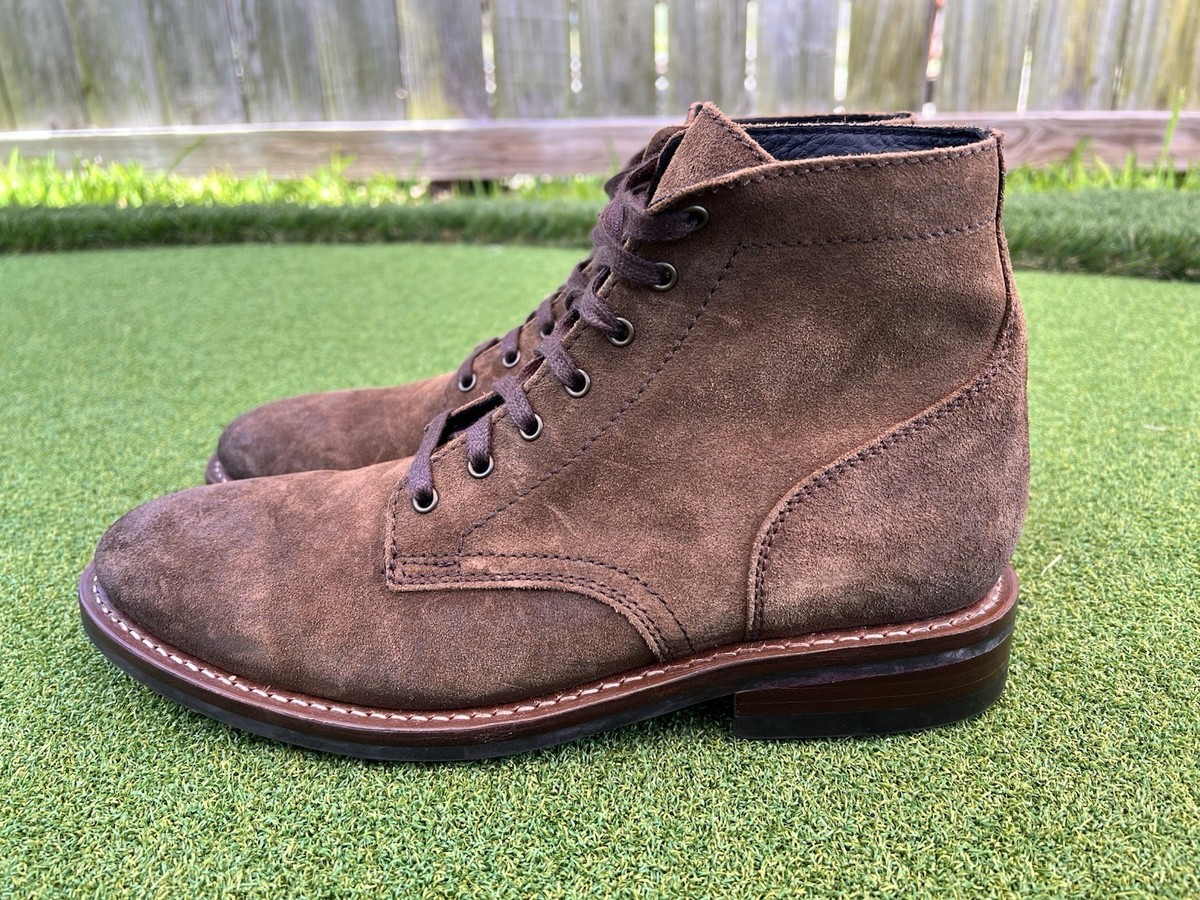 Thursday Boot Company Men\'s 10 President Everyday Lace Up Ankle Boot Mocha Suede The Mocha President ?. Featuring Our Mocha WeatherSafe  main image 4