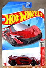 2024 Hot Wheels #165 Quarter Mile Heroes 1/5 McLAREN P1 Dark Red w/BlackEuroLace
