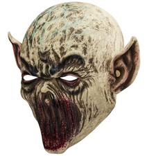 Spooktacular Creations Scary Halloween Zombie Mask, Full Head Horror Grey