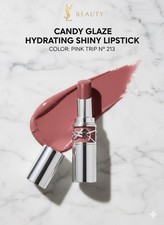 YSL Loveshine Lip Oil Stick Pink Trip Full Size New Authentic No:213