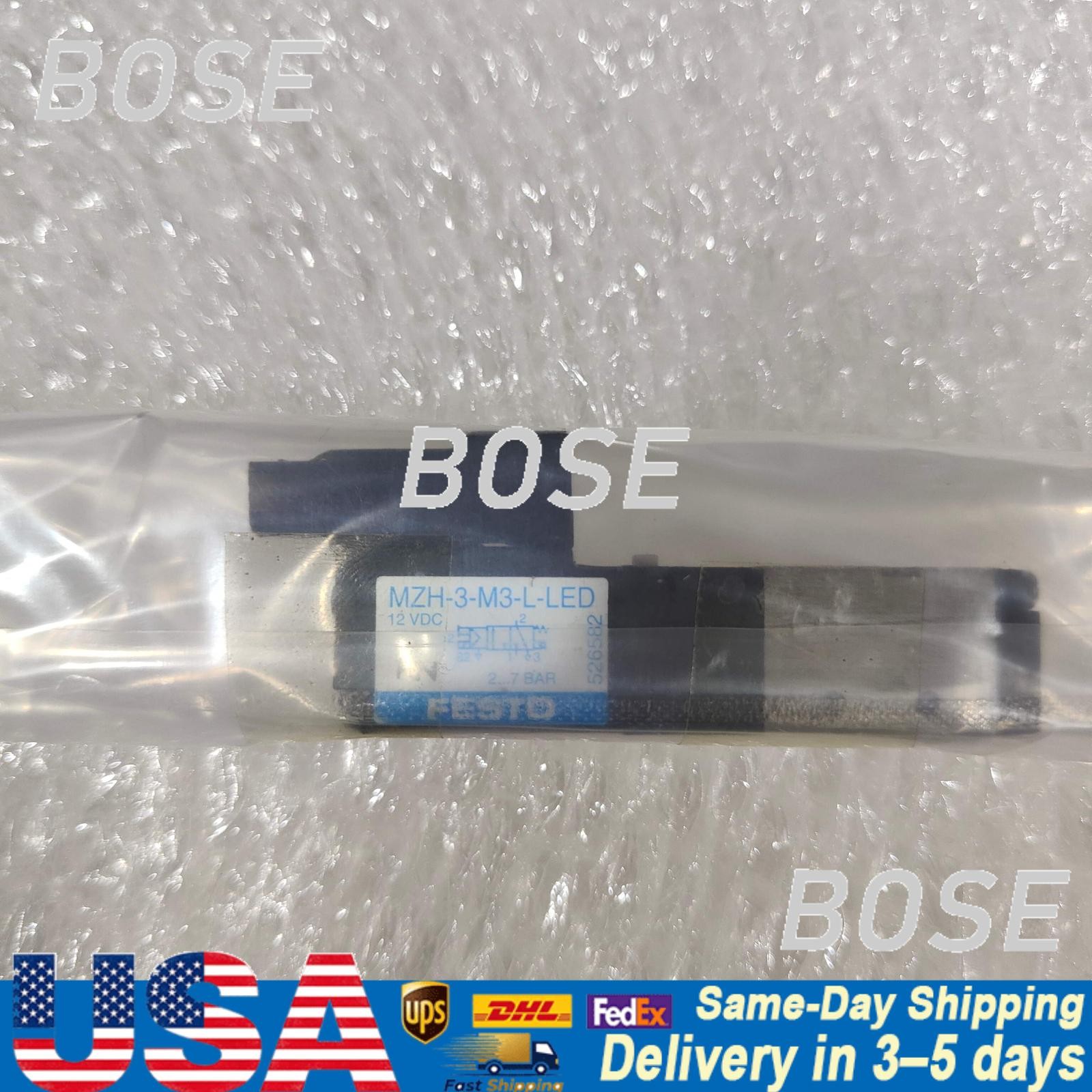 New Festo 30192 MZH-3-M3-L-LED, Pneumatic Valve 30192 MZH-3-M3-L-LED