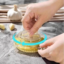 Ginger Garlic Grater Grind Plate Lightweight Portable Multipurpose Garlic Press