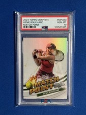 GENIE BOUCHARD 2024 TOPPS TENNIS GRAPHITE MATCH POINT SSP PSA 10 POP 2