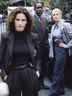 NYPD Blue Kim Delaney James Mcdaniel Andrea Thompson 1998 TV Old Photo 2