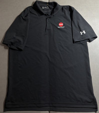 Under Armour Coca Cola Zero Sugar Black Polo Shirt Size L / Large