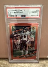 2021 Panini Donruss Optic - Steve McMichael #81 Red Prizm /99 POP 1