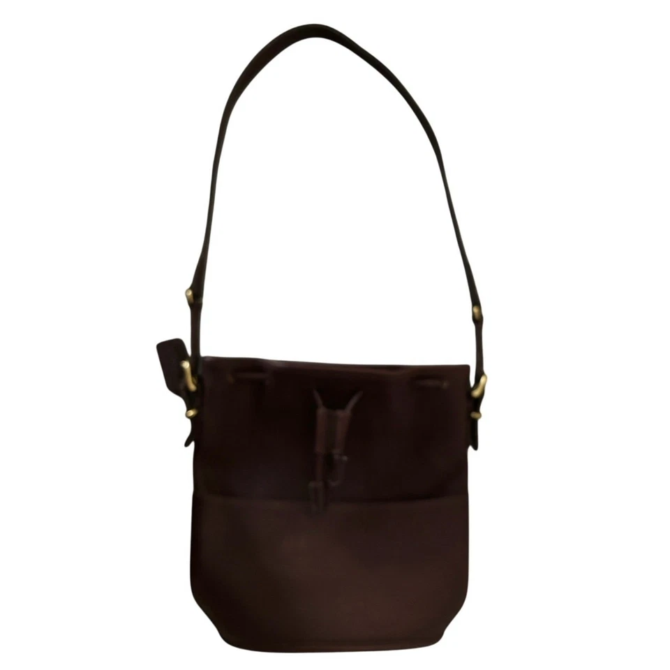 Vintage Coach Lula's Legacy Bag 9952 Dark Brown Shoulder Bag Leather Academia - Image 2 of 4