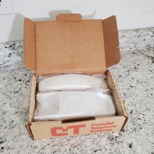 White Comdial Trimline Touch Tone Wall Telephone Tested Works