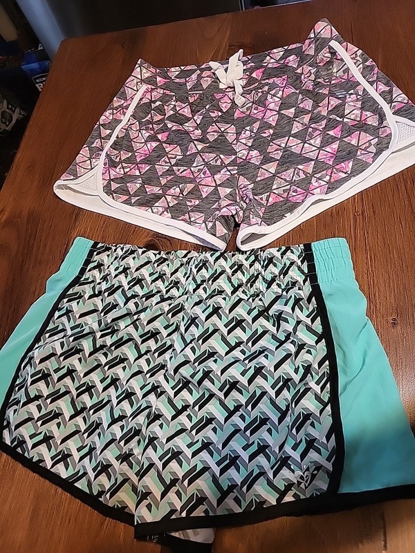 2 Pair Justice Girls Shorts 14-16 Gently Used