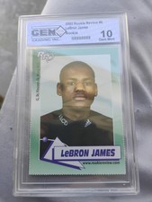 LEBRON JAMES ST. VINCENT MARY HIGH SCHOOL 2002 ROOKIE REVIEW CARD #6 GEM MINT 10