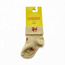 NWT Vtg Gymboree Best in Show pink poodle print cuff socks 3-6 m fit shoe 02