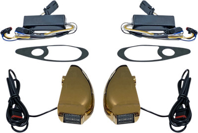 Custom Dynamics PB-RG-TS-15-G ProBEAM Road Glide Turn Signals Gold