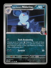 TEAM ROCKET'S NIDORINA COMMON 115/182 NM POKEMON