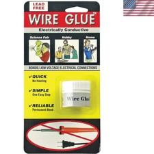 Eco-Friendly Electrically Conductive Wire Glue for Quick Repairs - 9ml Jar