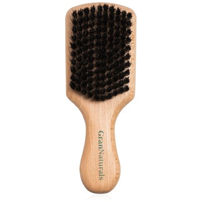 GranNaturals Soft Boar Bristle Slick Back Hair Brush - Hairbrush for... 