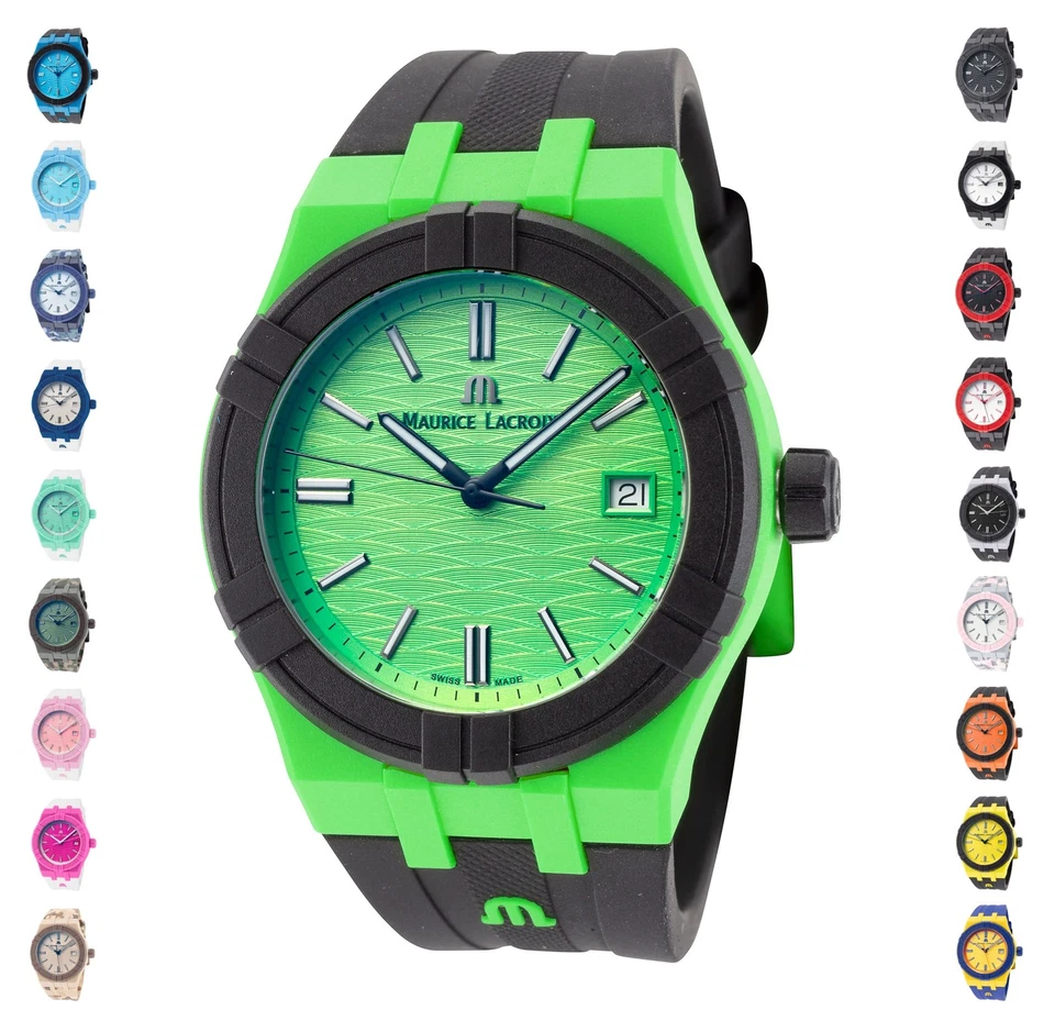 Maurice Lacroix Men's Aikon #Tide 40mm Quartz Watch AI2008 - Choice of Color