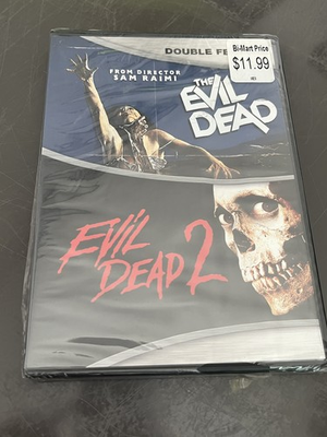 #ad #ad The Evil Dead 1 amp; 2 Double Feature DVD Bruce Campbell Horror NEW BROKEN SEAL $29.00