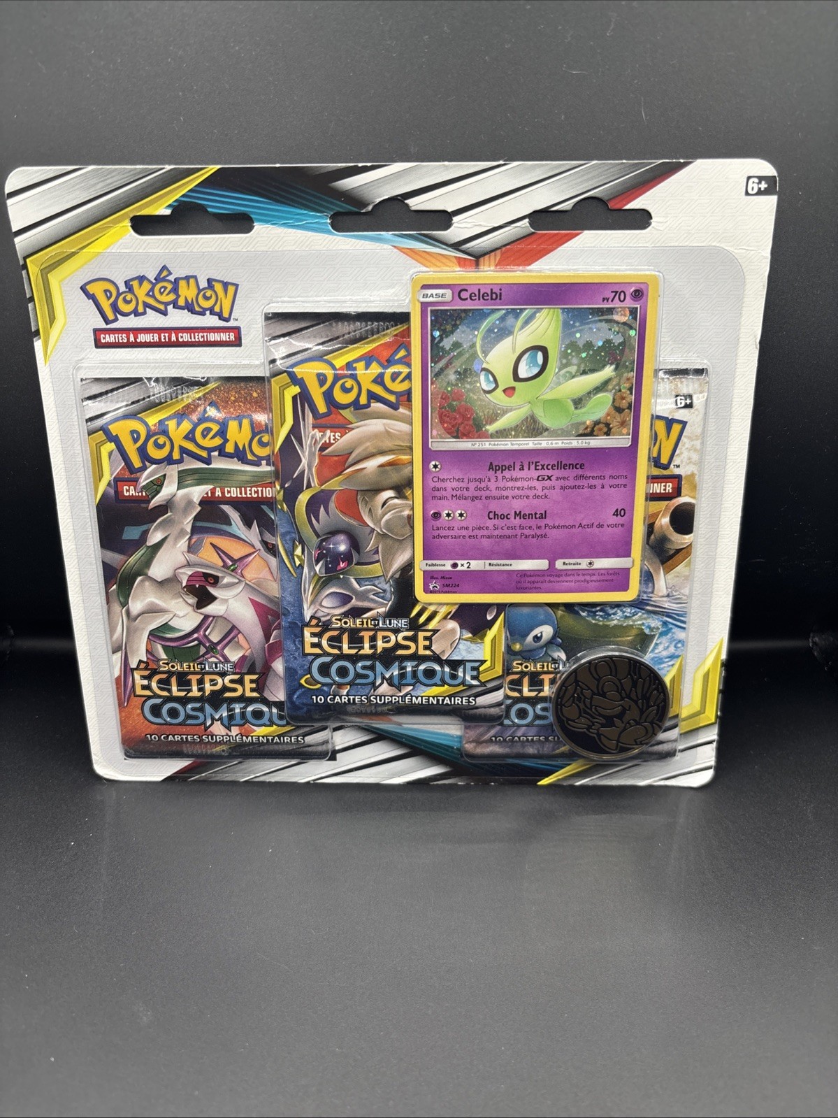 Coffret Tripack Pokémon Célébi Éclipse Cosmique Soleil Et Lune Fr Neuf et Scellé