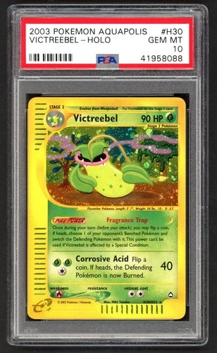 2003 Pokemon Aquapolis Victreebel-Holo H30