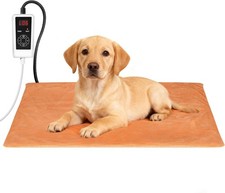 Pet Heating Pad Electric Blanket Waterproof Mat Warmer Washable Dog Cats:25''x12
