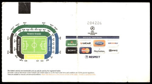 Ticket 2011 Manchester United vs. Schalke 04 Champions League  38800 - Picture 2 of 2